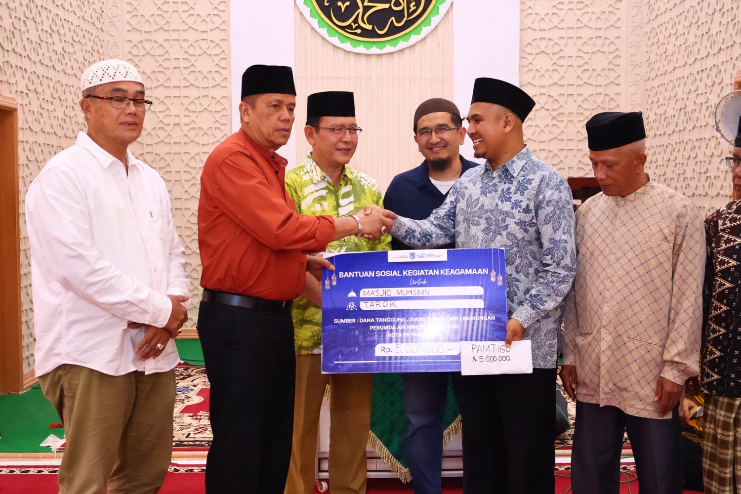 Wako dan Wawako Payakumbuh Pimpin Safari Ramadan ke Mesjid Muhsinin