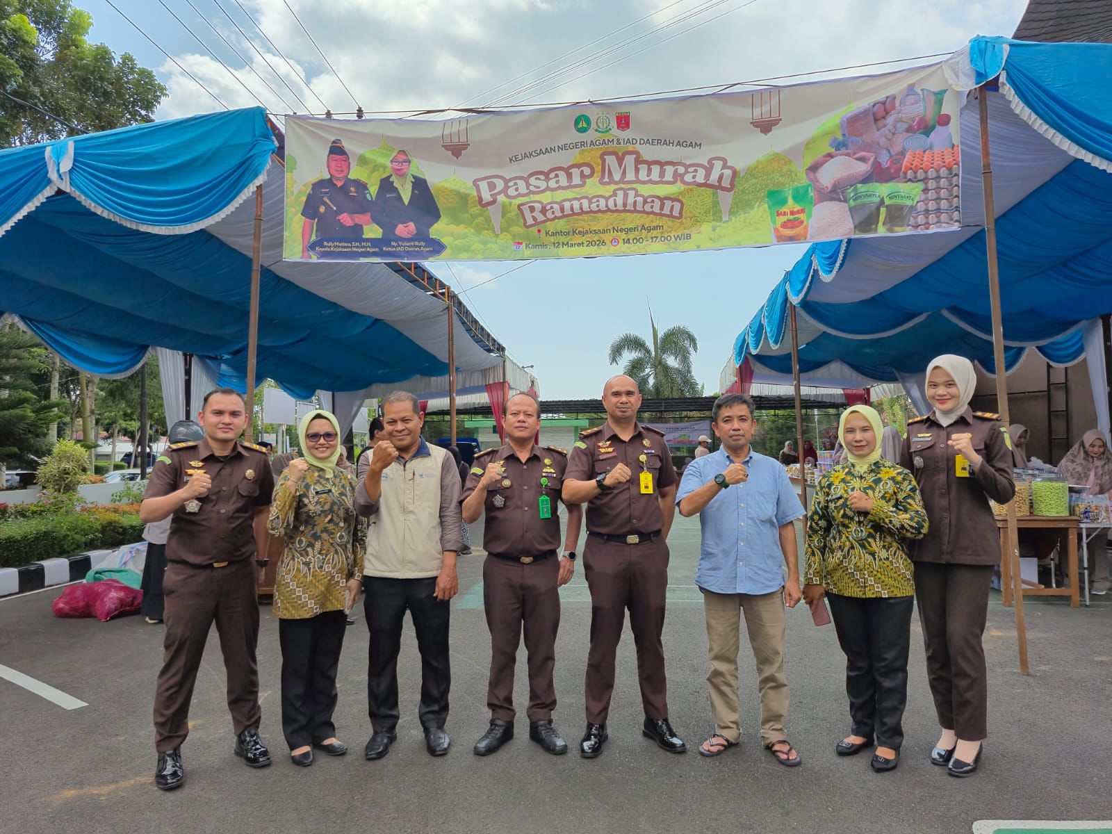 Pasar Murah Ramadhan Digelar Kejari Agam, Pemkab Agam Nilai Bantu Ringankan Beban Warga