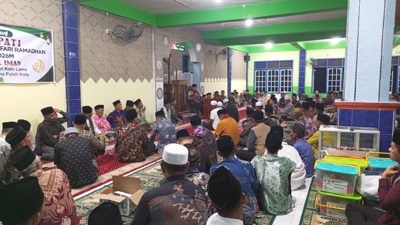 Safari Ramadhan di Koto Lamo, Bupati Lima Puluh Kota Soroti Pembangunan Infrastruktur Pertanian