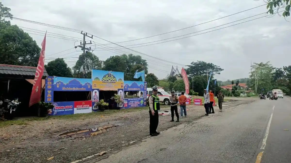 Polres Dharmasraya Petakan Tiga Titik Rawan Macet di Jalinsum Jelang Mudik Lebaran 2026