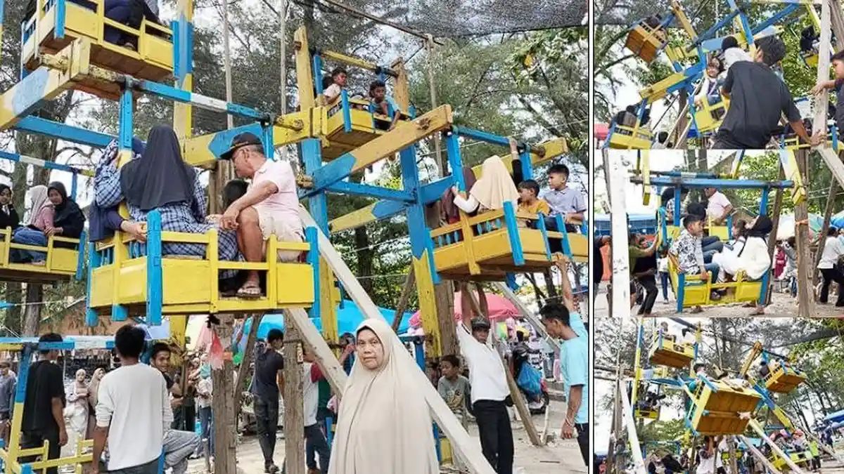 Buayan Kaliang Pariaman Tetap Bertahan, Tradisi Lebaran yang Sudah 70 Tahun