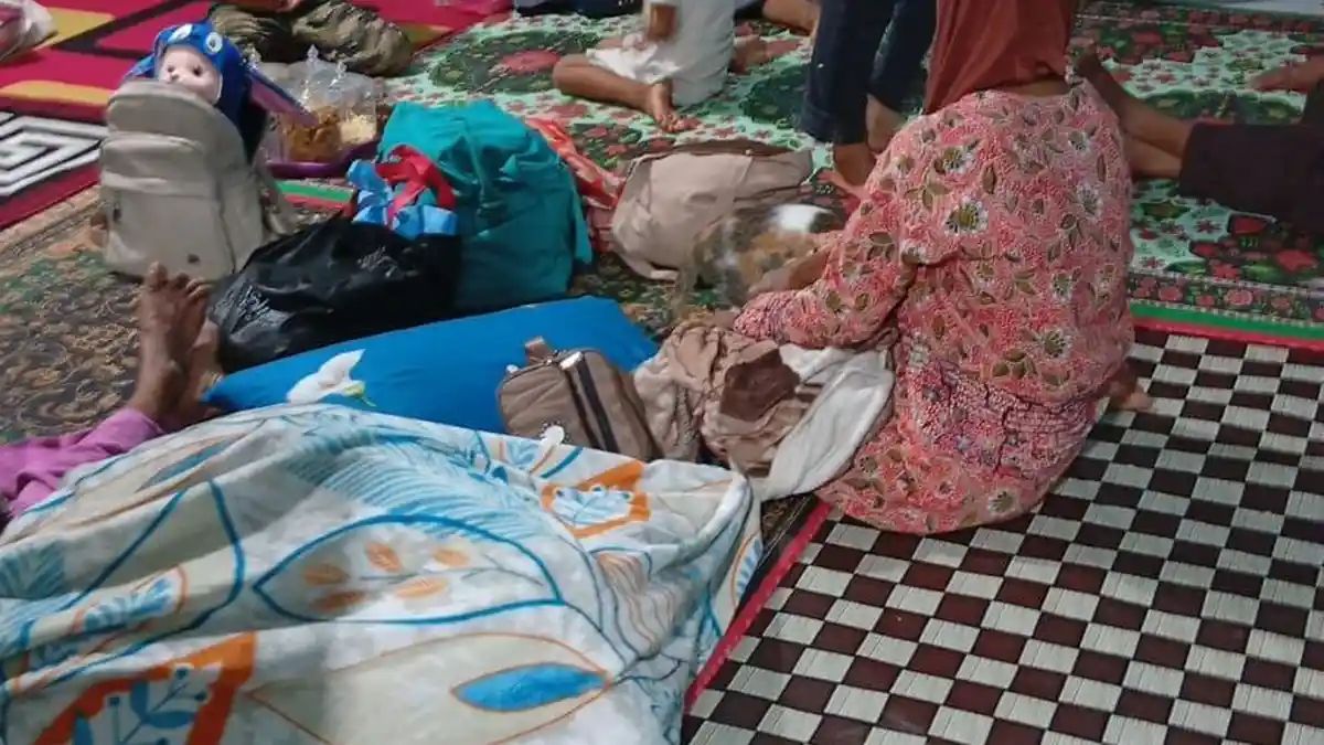 Banjir Sungai Batang Agam Rendam Permukiman, 100 KK Mengungsi di Tanjung Raya