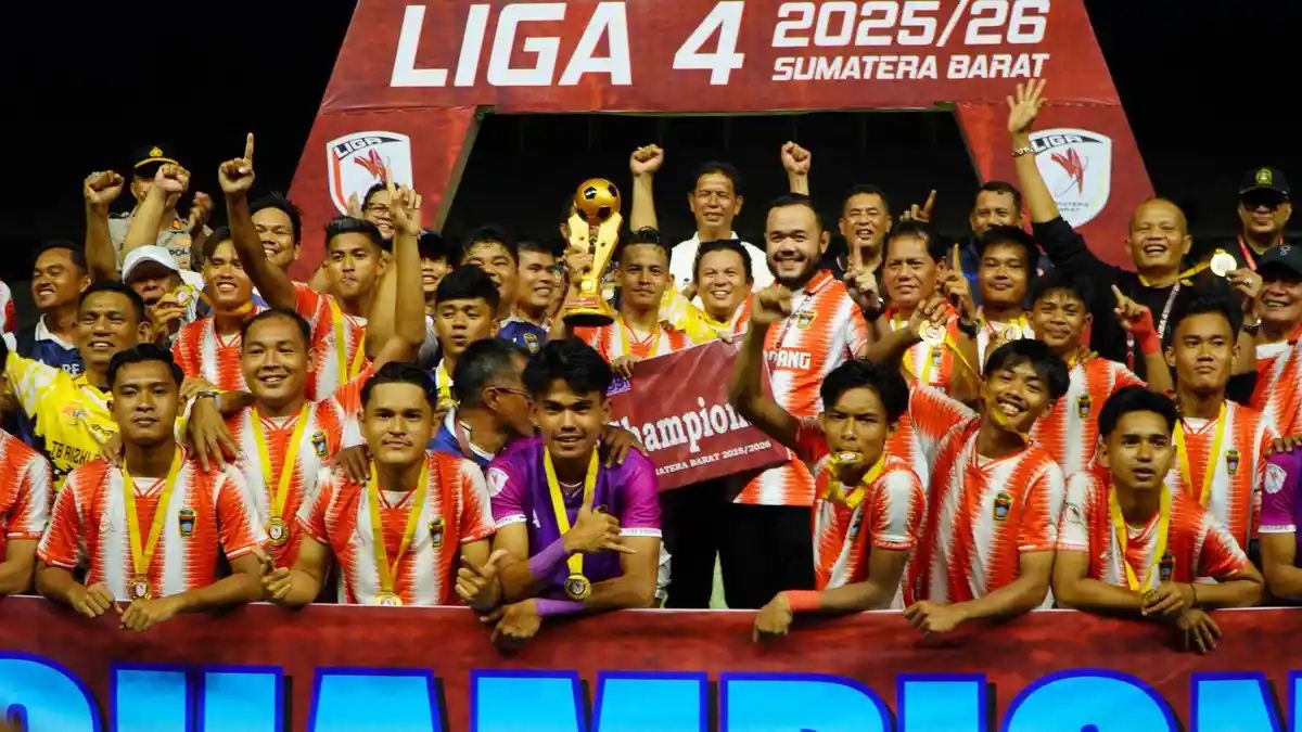 PSP Padang Rebut Gelar Juara Liga 4 Sumbar Usai Menang Dramatis 3-2