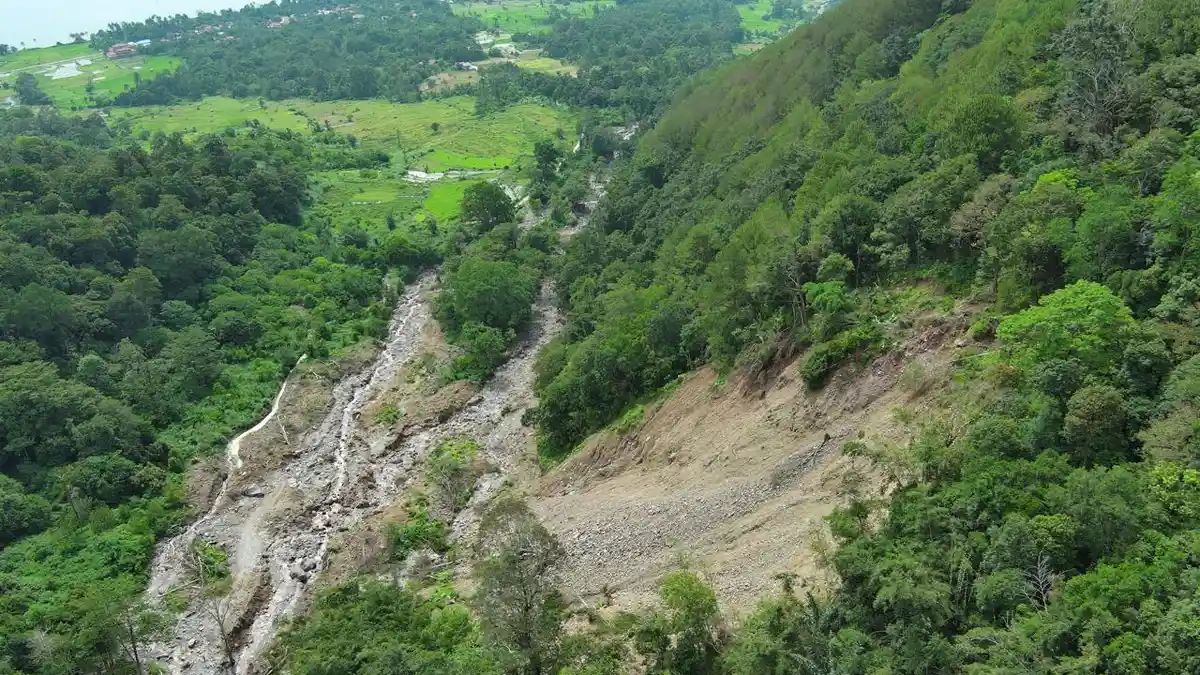 Longsor Padang Laweh Malalo Viral, Warga Dengar Dentuman Keras Sebelum Muncul Danau Dadakan