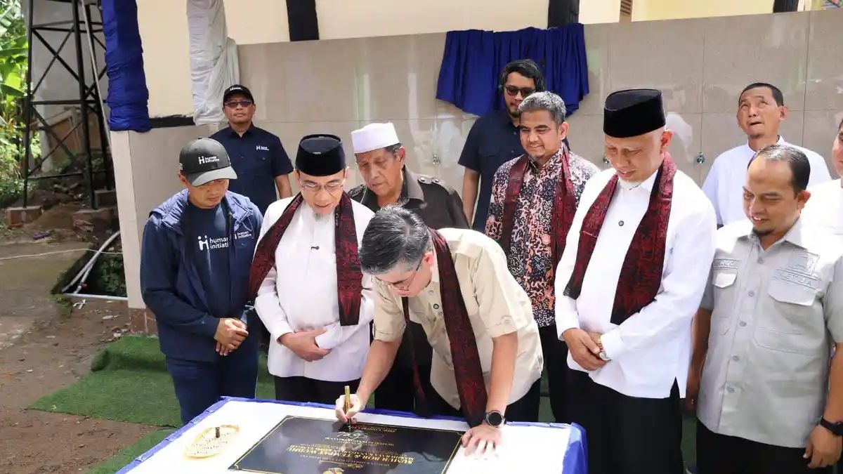 Human Initiative Resmikan Sumur Bor dan Tempat Wudhu di Koto Tangah, Bantu 1.000 Warga
